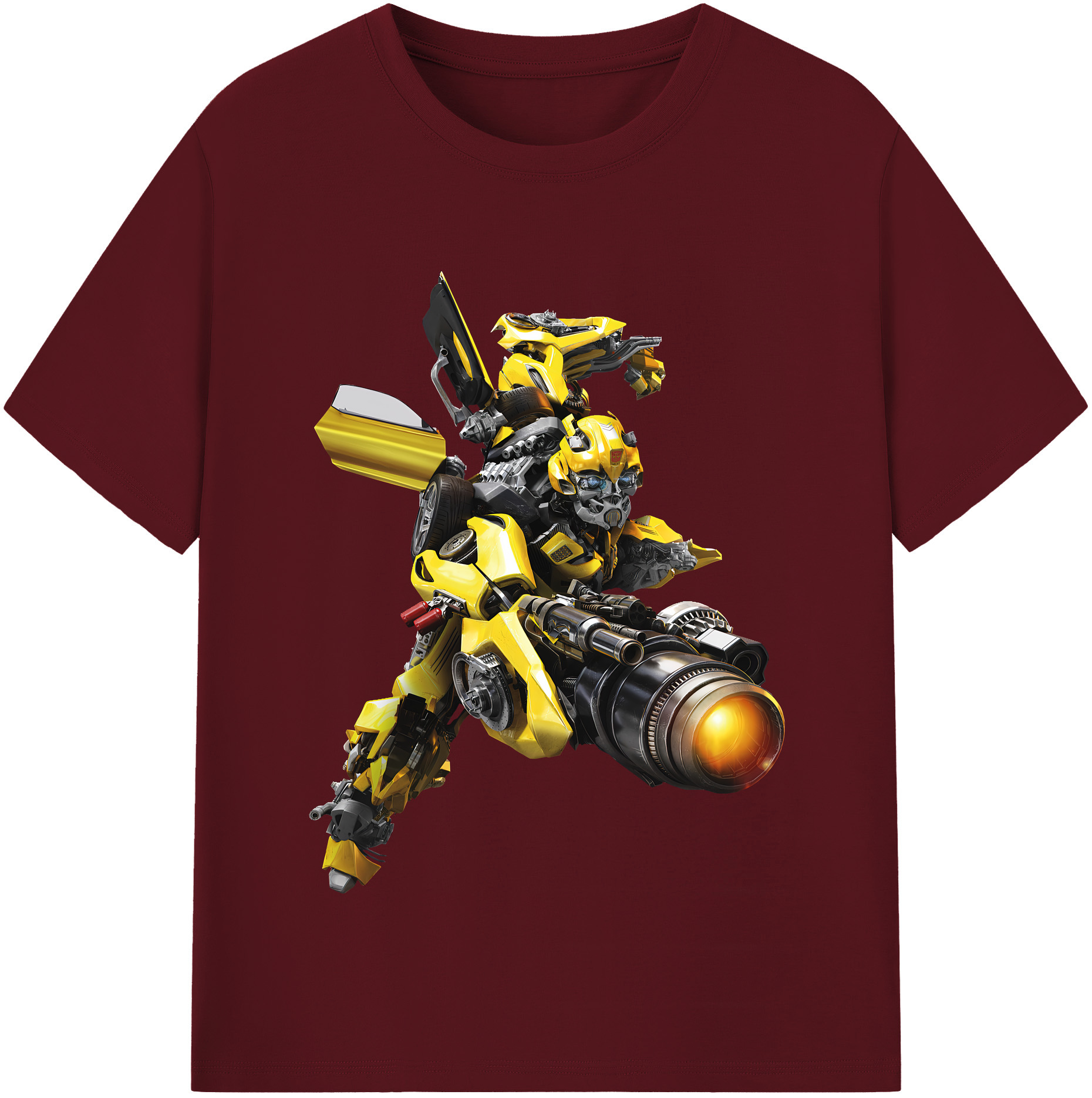 （画像用） Transformers トランスフォーマー 綿100％半袖Tシャツ（フロントプリント）